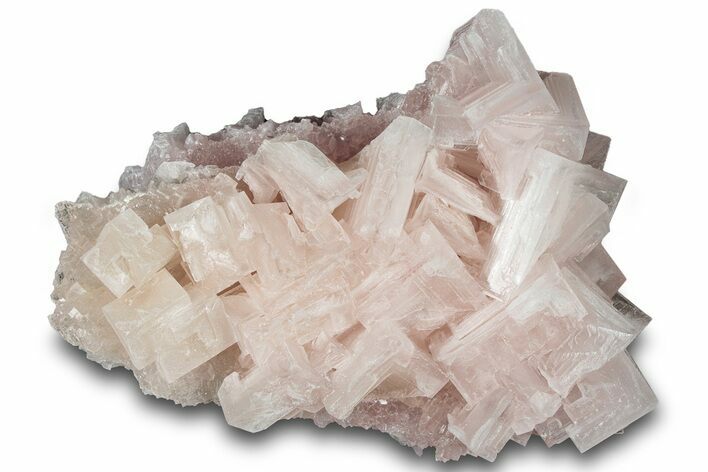 Pink Halite Crystal Cluster - Trona, California #314141